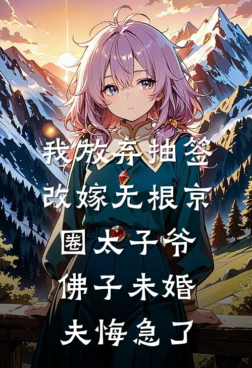 我放弃抽签改嫁无根京圈太子爷佛子未婚夫悔急了